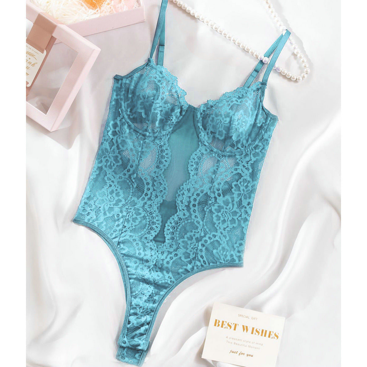 sexy womens lace One-piece clothing perspectivity nightclub