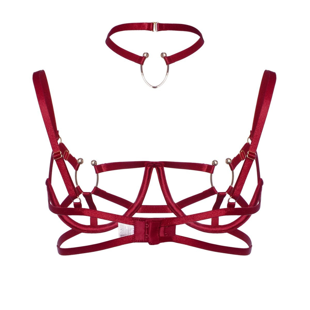metal sexy lingerie philander temt hollow out choker Bras Entertainment